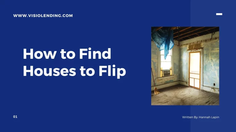 How to Find Houses to Flip