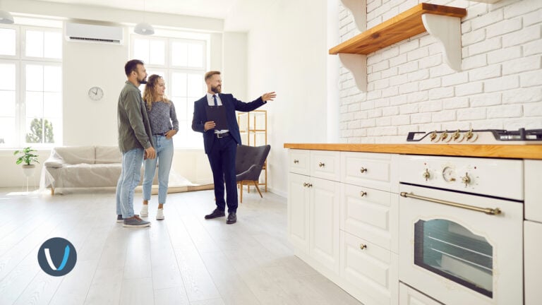 Investor couple viewing the final phases on the construction of their built-to-rent property