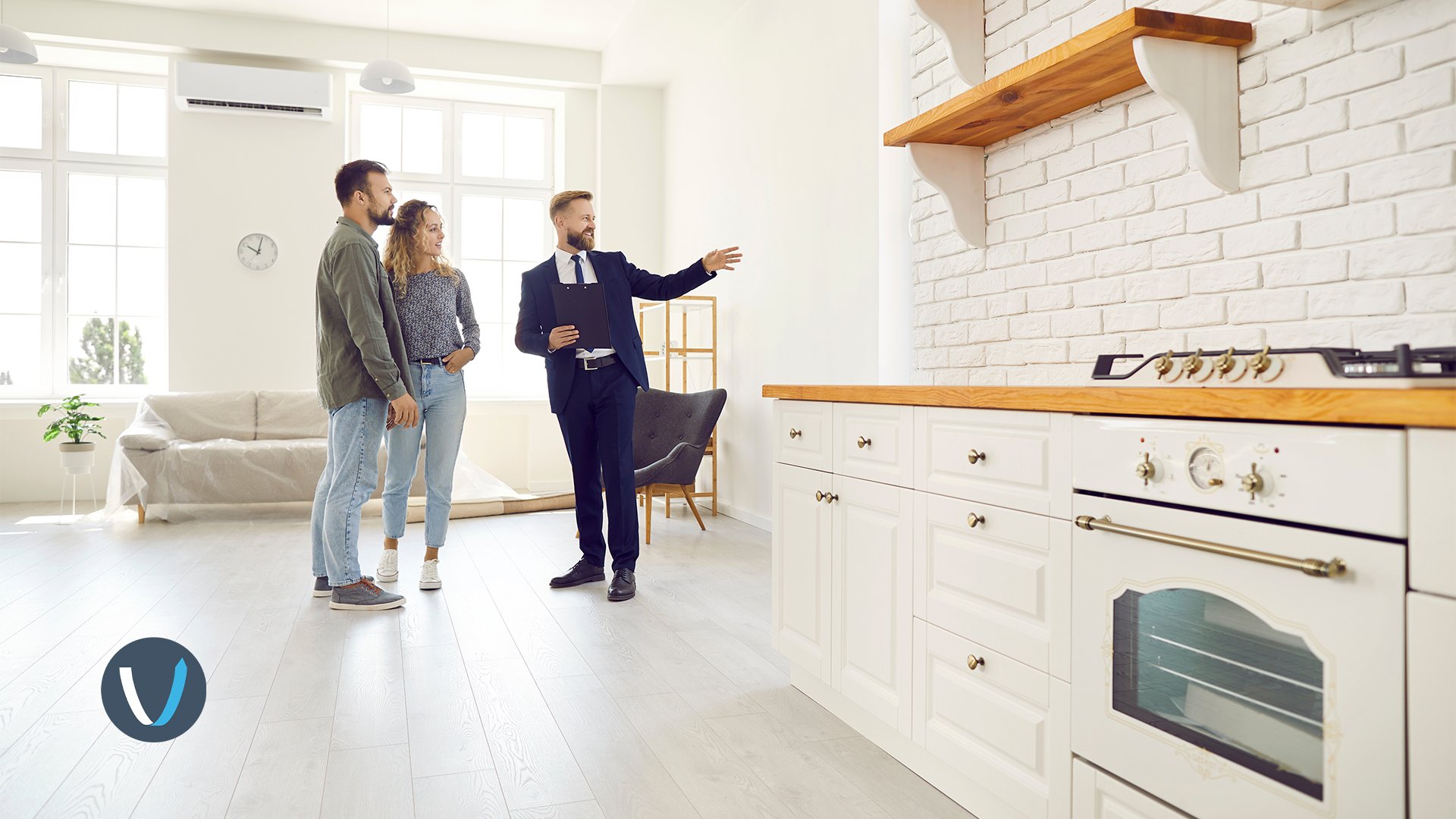 Investor couple viewing the final phases on the construction of their built-to-rent property